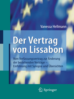 cover image of Der Vertrag von Lissabon